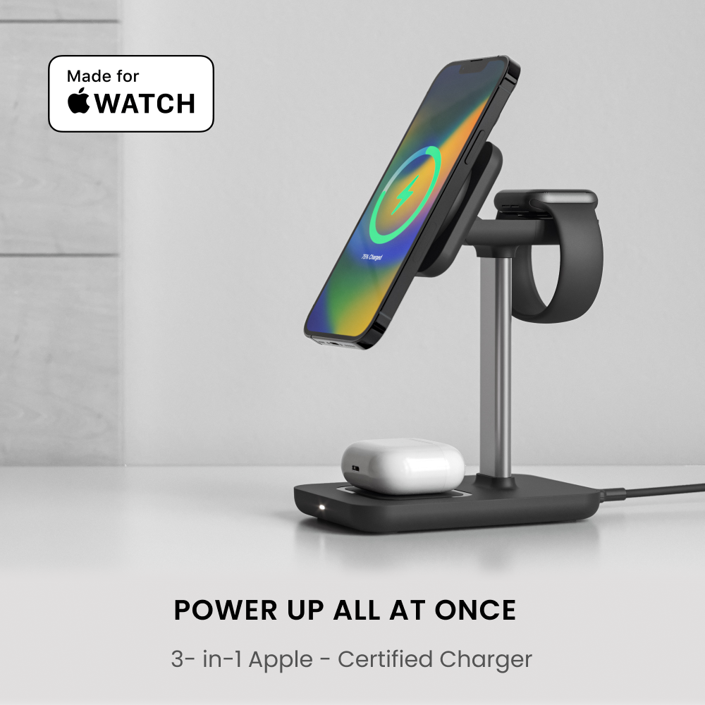 Rapid TRIO 3-in-1 Wireless Charging Station